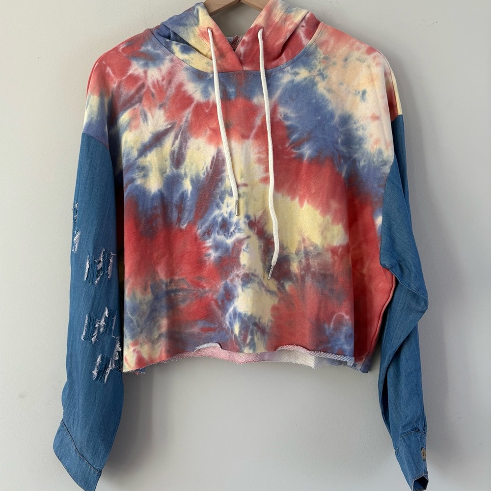 Dance & Marvel Tie Dye Hoodie Small